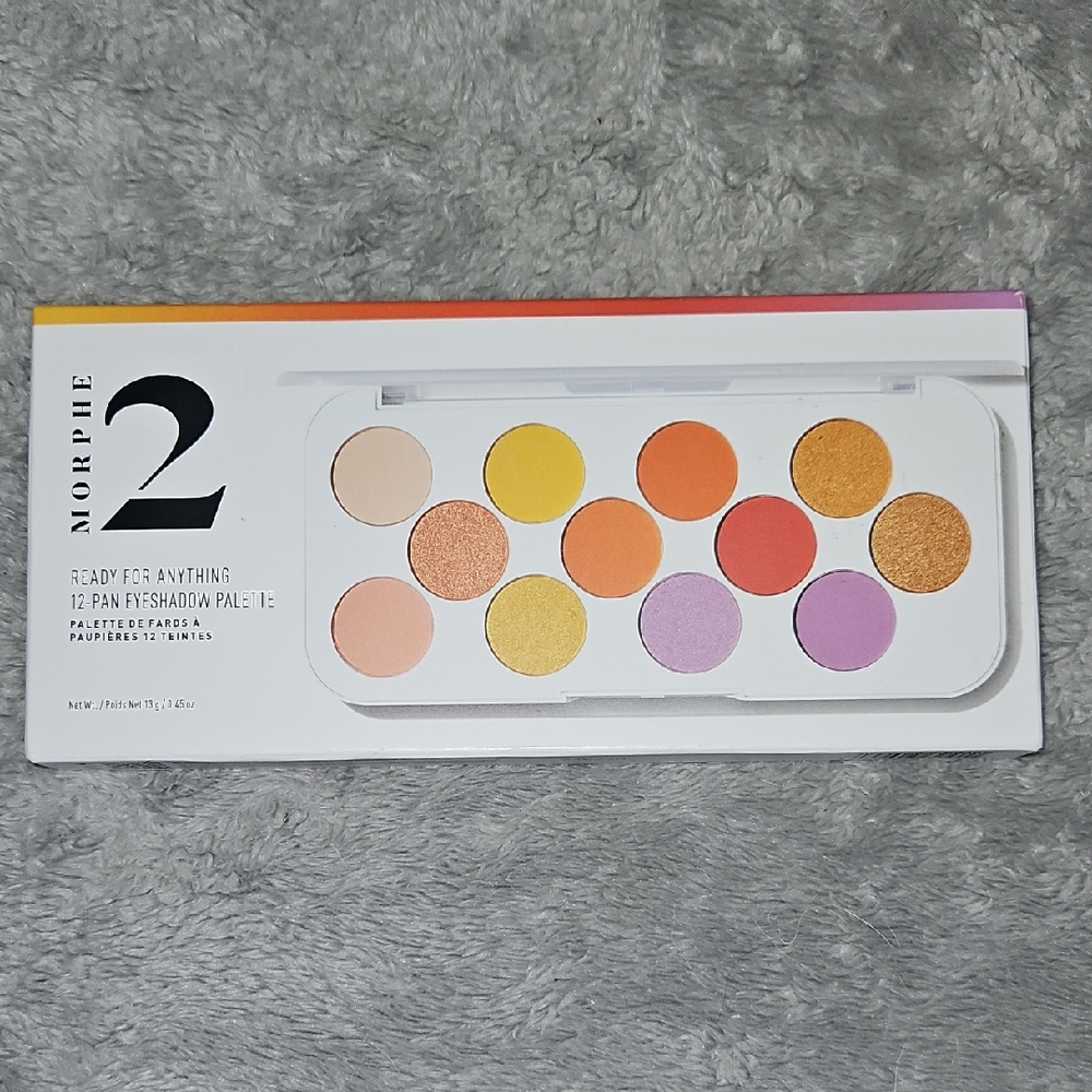 Morphe 12-Pan Eyeshadow Palette - Bold Hues